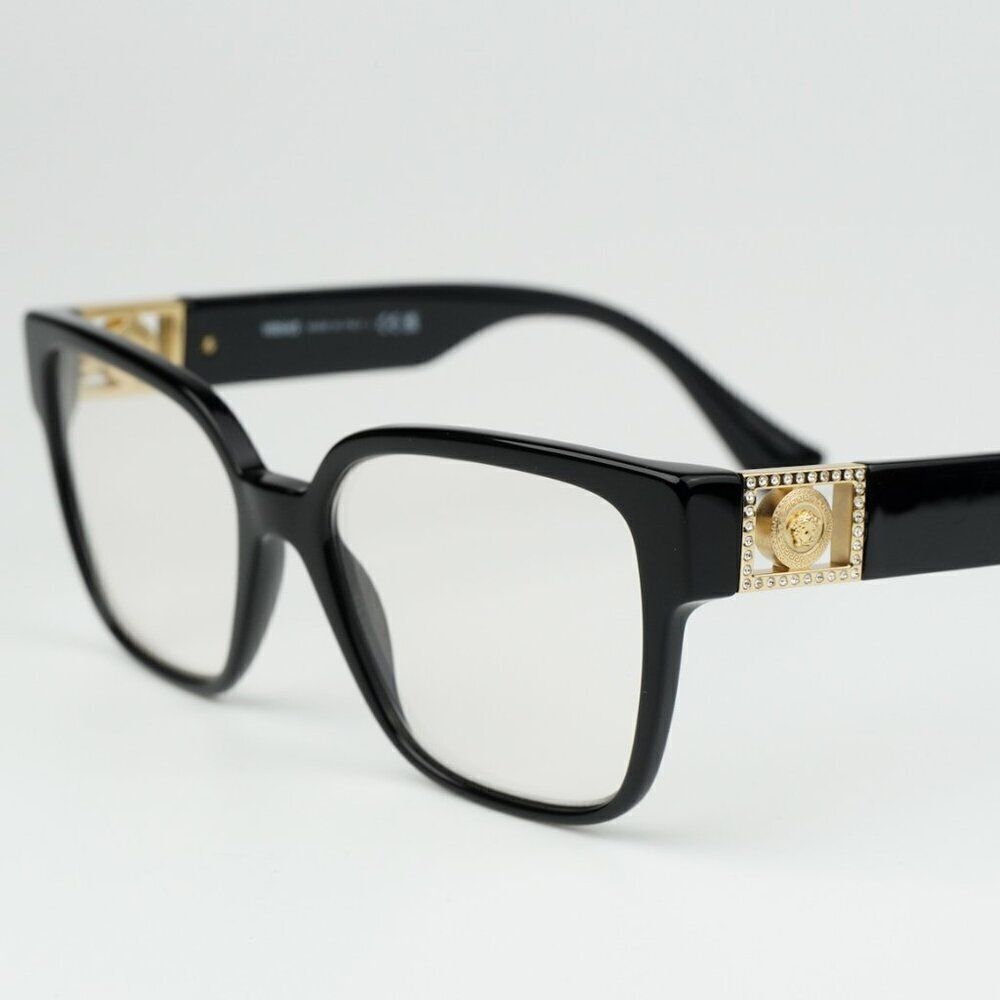 NEW Versace VE3329B GB1 Black Square Women Eyeglasses VE 3329B - Picture 6 of 10